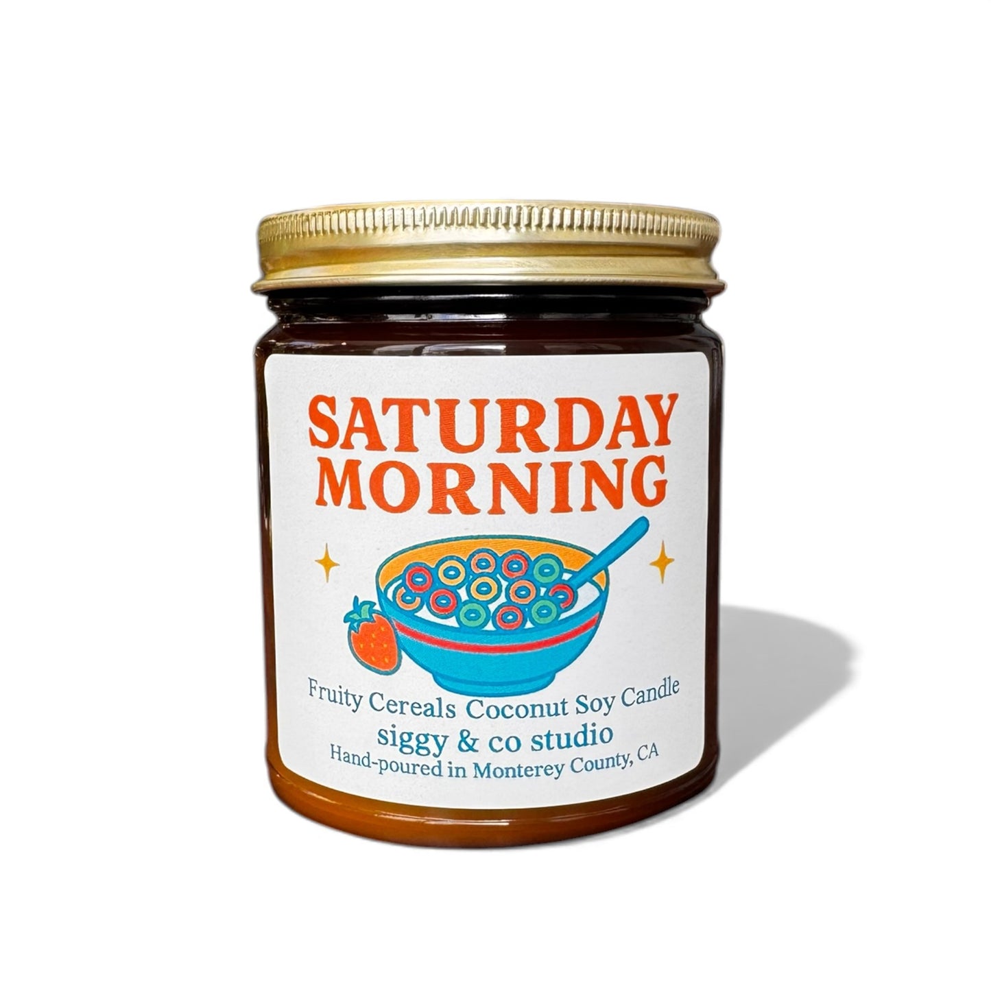 Saturday Mornings – Fruity Cereal + Milk Froot Loops Flavor Coconut Soy Scented Candle