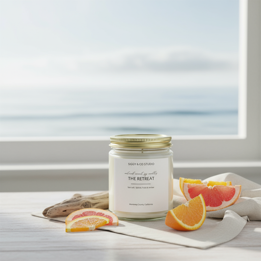 The Retreat candle lifestyle image