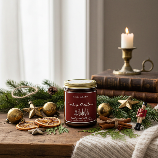 Vintage Christmas Holiday Lifestyle Photo