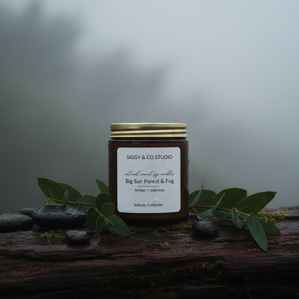 Big Sur Forest and Fog moody moist atmosphere