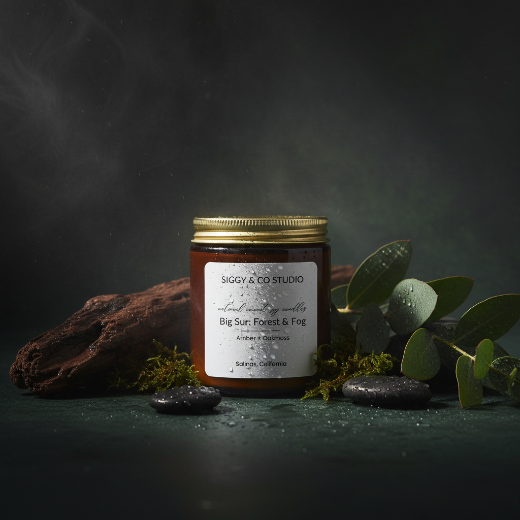 Big Sur Forest and Fog moody studio shot