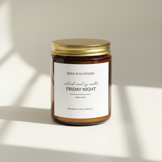 Friday Night candle studio shot