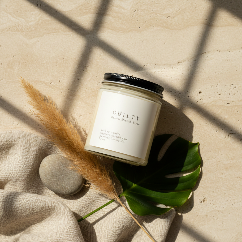 Guilty elevated lifestyle photo with organic elements