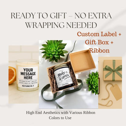 Custom Candle Label personalized Gifts
