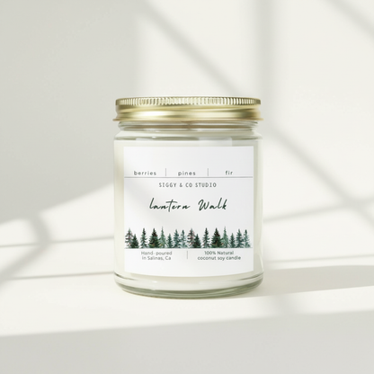 Lantern Walk candle studio shot