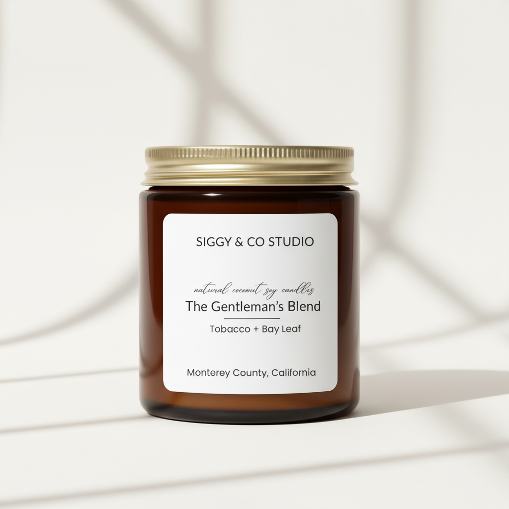 The Gentleman's Blend - Amber Jar Studio Shot