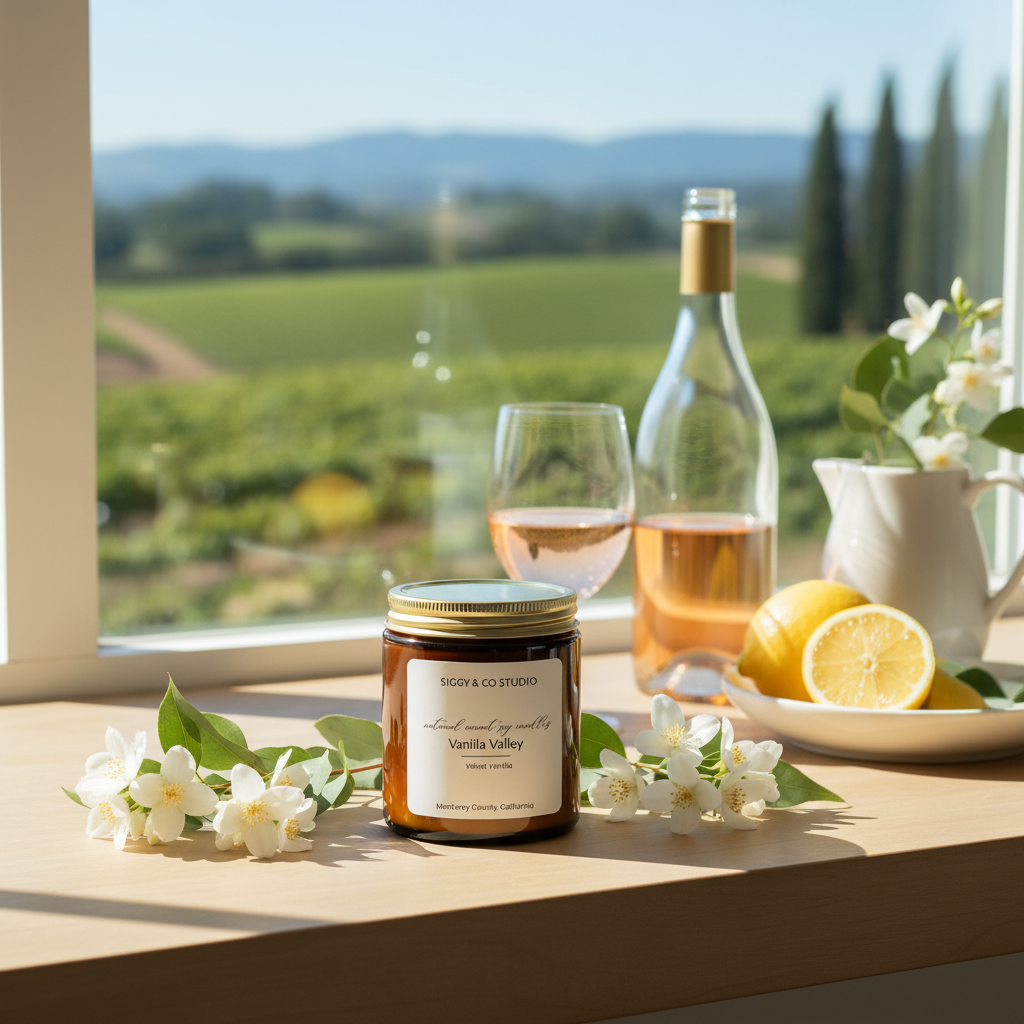 Vanilla Valley Lifestyle Photo - With Wine